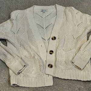 Madewell Cream Knit Sweater